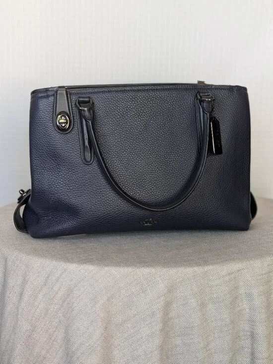 Coach Brooklyn Carryall 28 Satchel Crossbody - Picture 3 of 16